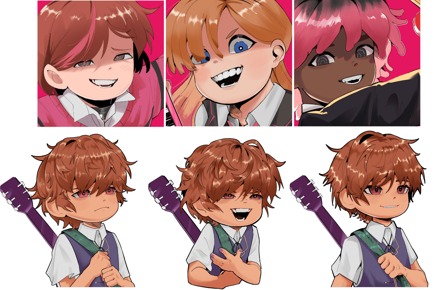 Character sprites and portraits