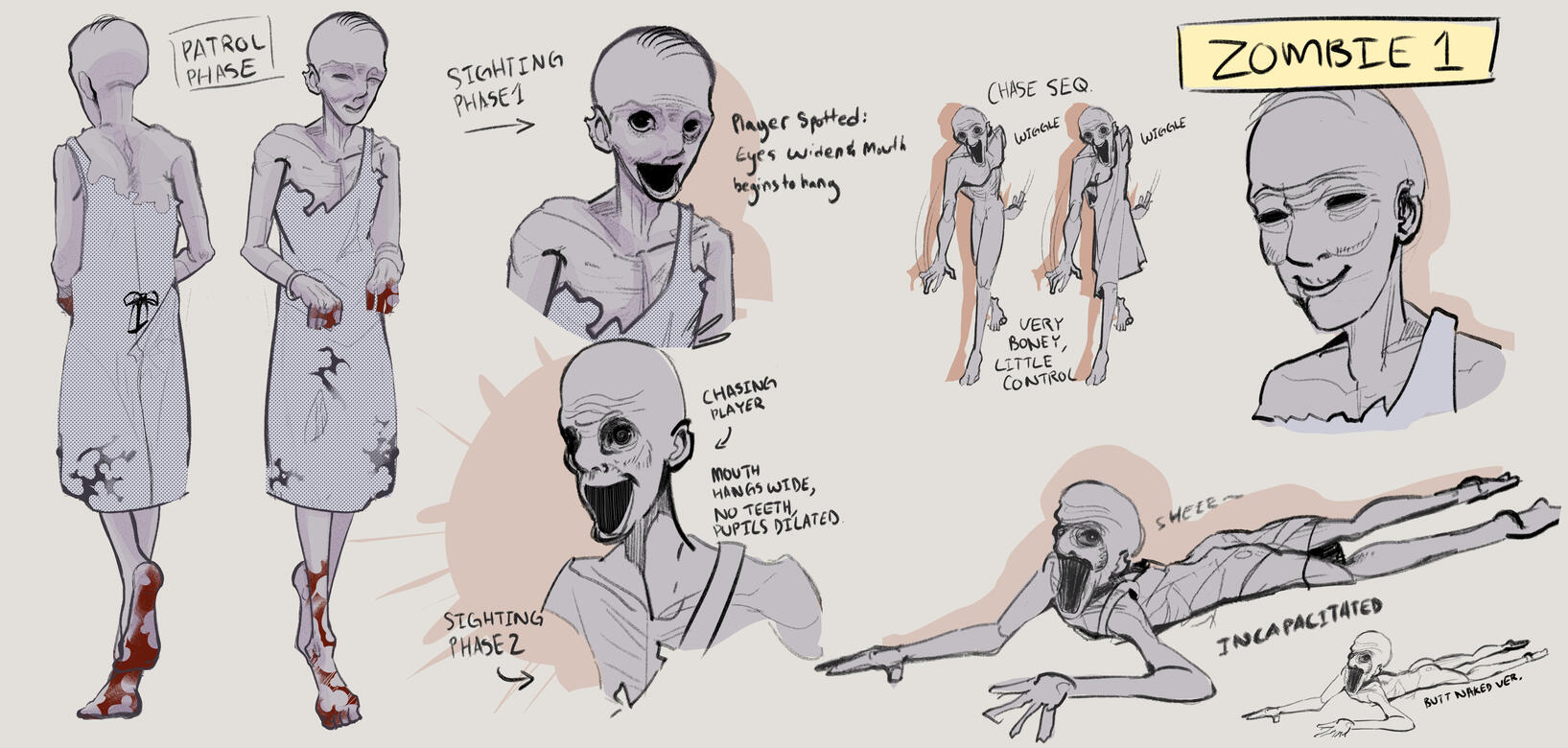 Old Zombie Patient Extras